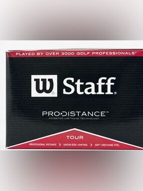 NIB Wilson Staff Pro Distance Tour Golf Balls 12 Count New Vintage Unopened